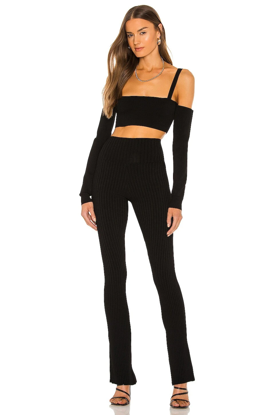 Hadar Rib Pant Black - Image 4