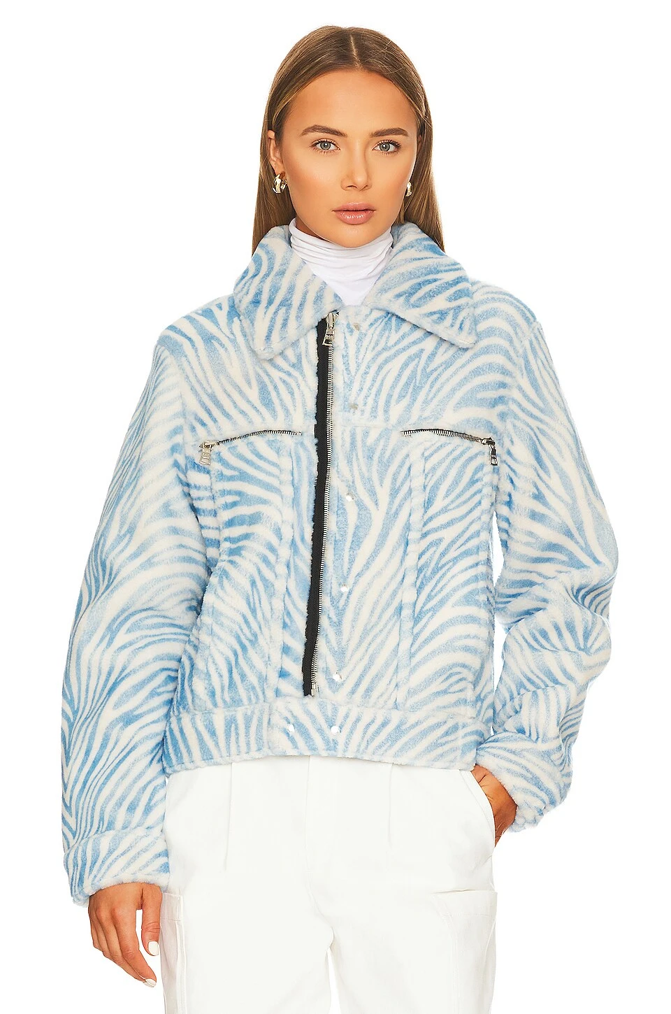 Ivana Jacket Blue Zebra - Image 2