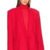 REVOLVE X Maison Meta Oversized Suit Jacket Red
