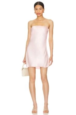 X Revolve Angel Mini Dress Blush