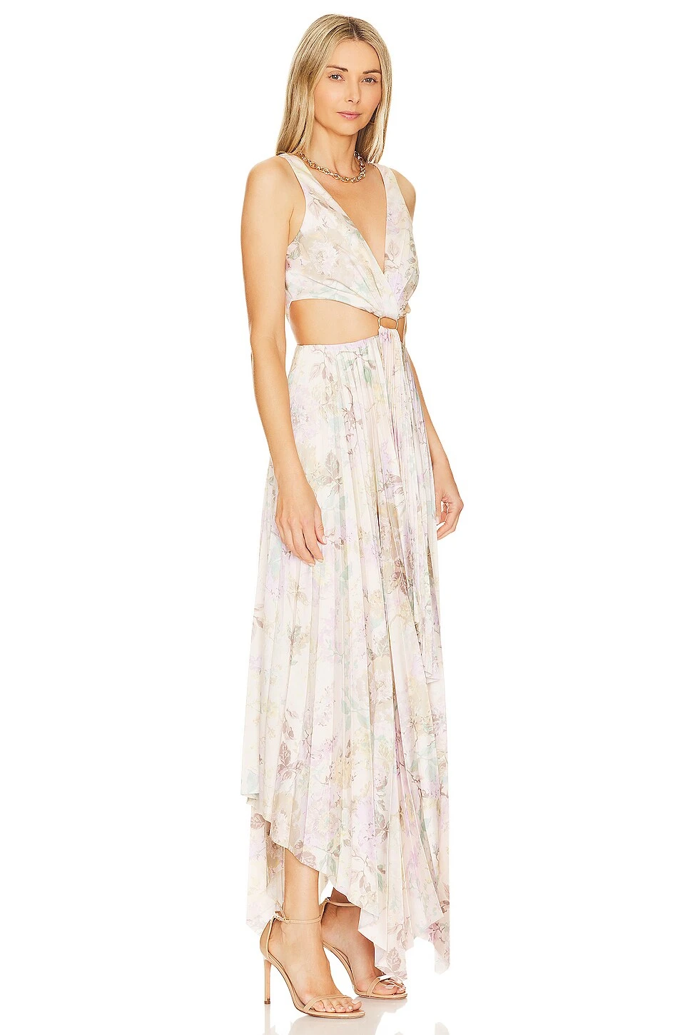 VESTIDO LEAH Rose Garden Beige - Image 2