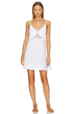 Mara Slip Dress White