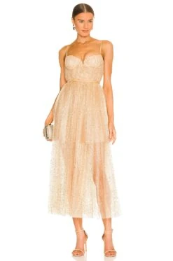 Selena Dress Gold