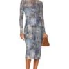 Steve Madden Vivienne Dress Denim Multi