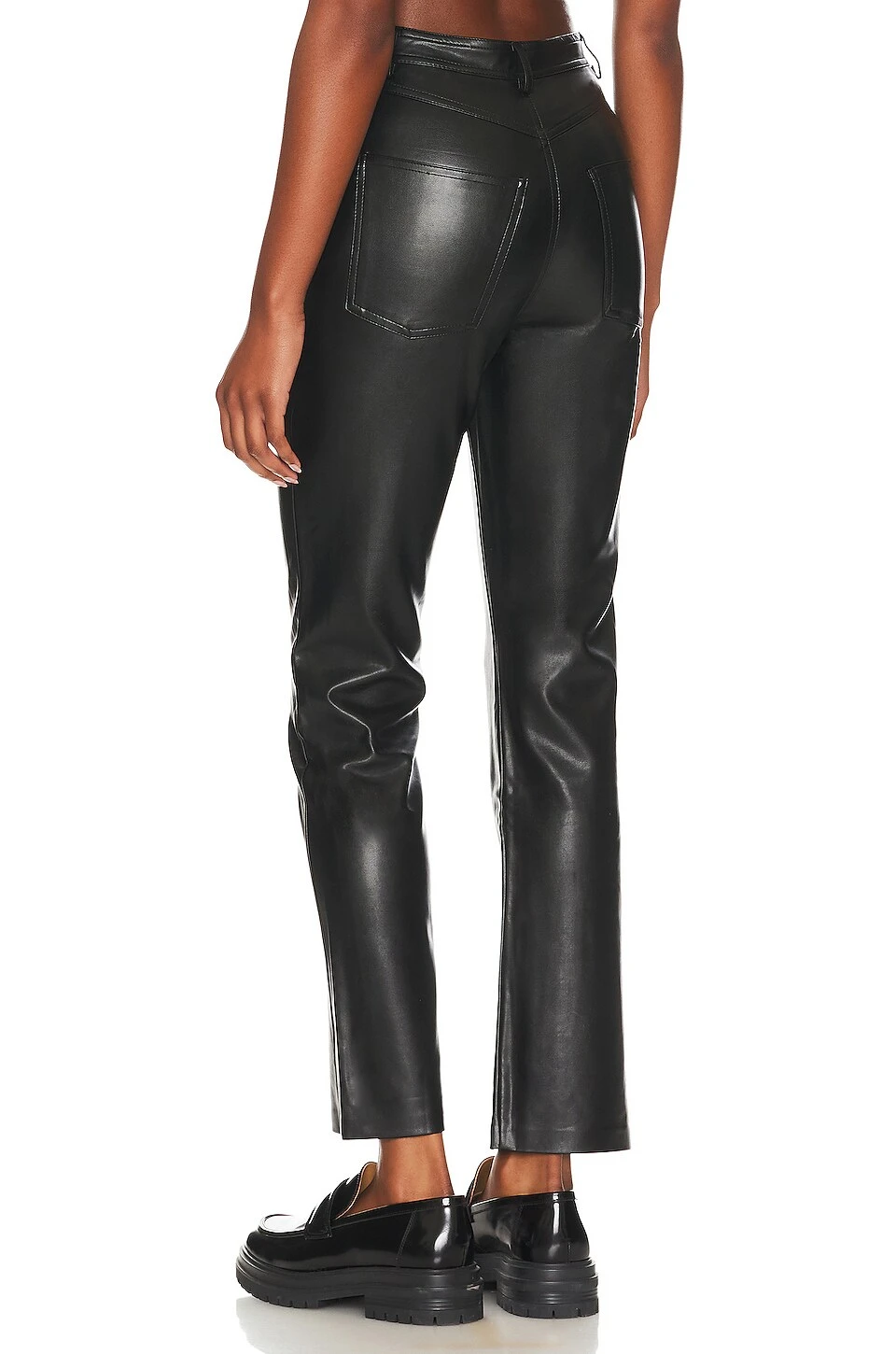 Steve Madden Josie Faux Leather Pant Black - Image 3
