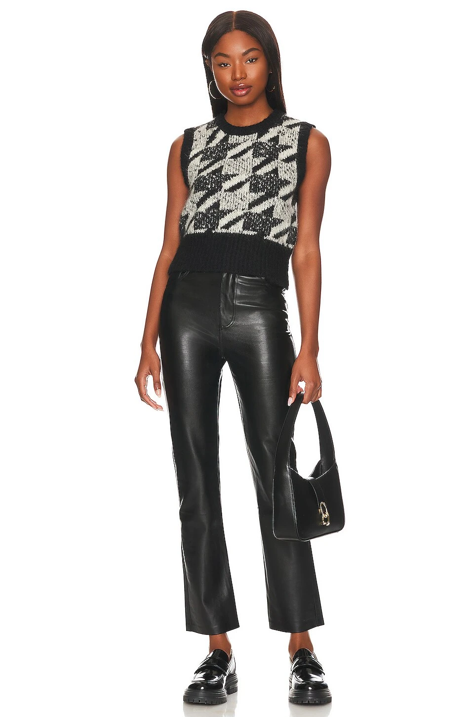 Steve Madden Josie Faux Leather Pant Black - Image 4
