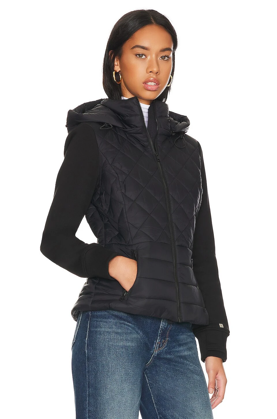 Alyssa Puffer Coat Black - Image 3