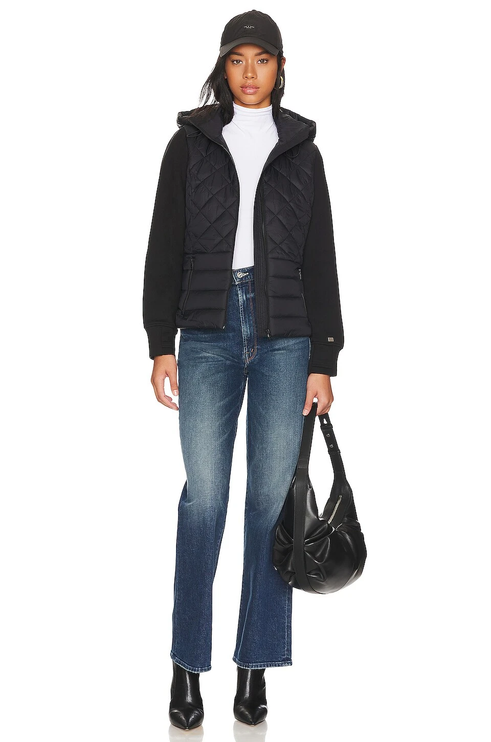 Alyssa Puffer Coat Black - Image 5