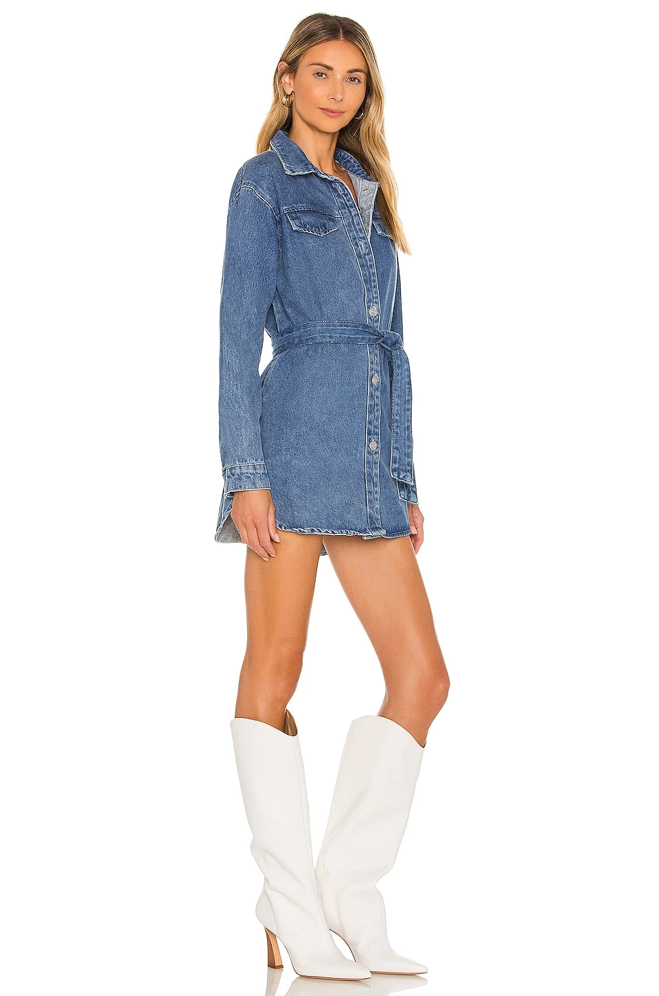 Kelsie Denim Dress Denim - Image 2