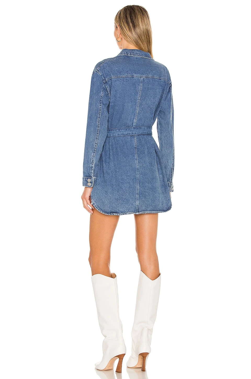 Kelsie Denim Dress Denim - Image 3