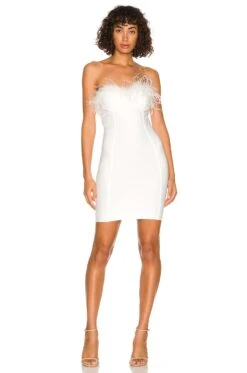 Ramona Bustier Dress White