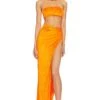Karolyna Maxi Skirt Set Orange