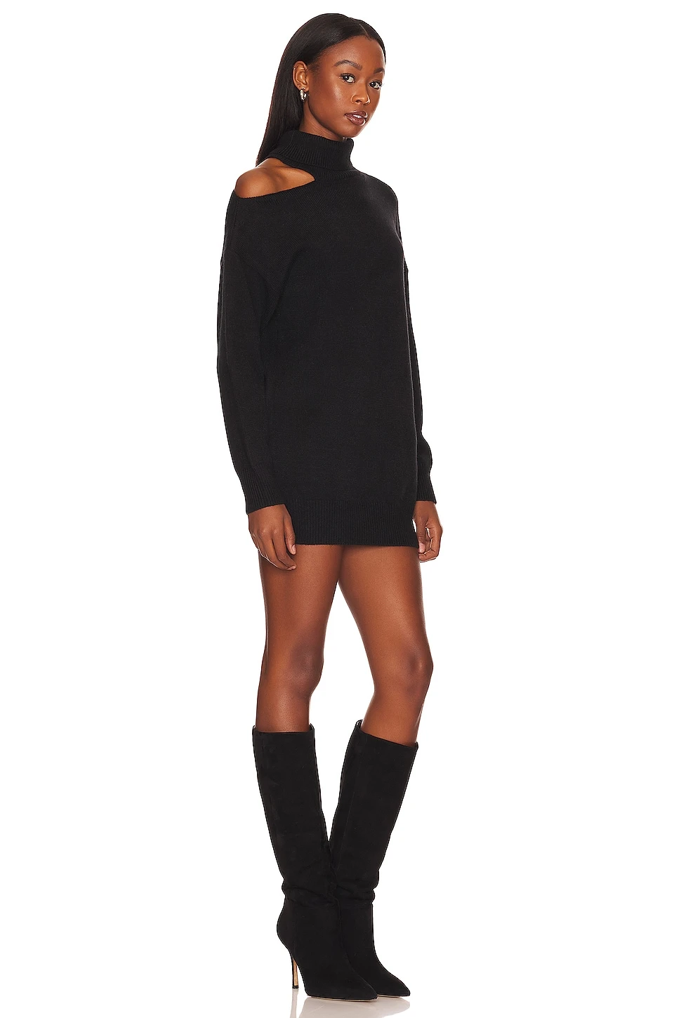 Amelia Mini Dress Black - Image 2