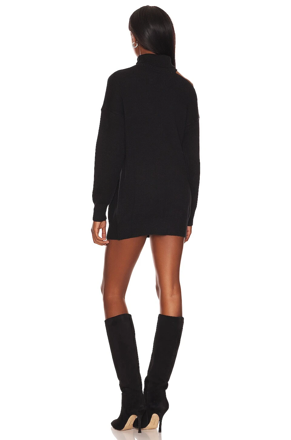 Amelia Mini Dress Black - Image 3