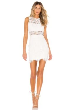 Suri Sleeveless Mini Dress White