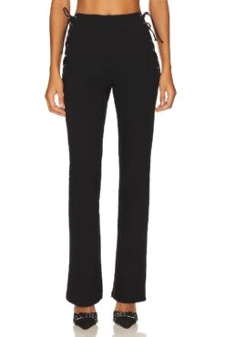 Jeneh Lace Up Pants Black