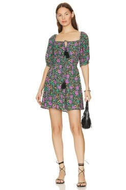 Village Mini Dress Forest