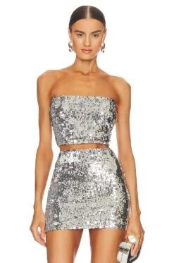 Micro Tube Top Silver