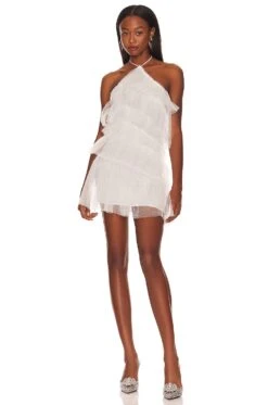 Lou Dress Sparkle Blanc