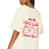 Are We Aware Oversized Tee Sand