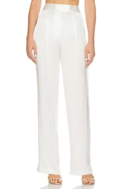X REVOLVE Wide Leg Trouser Ivory