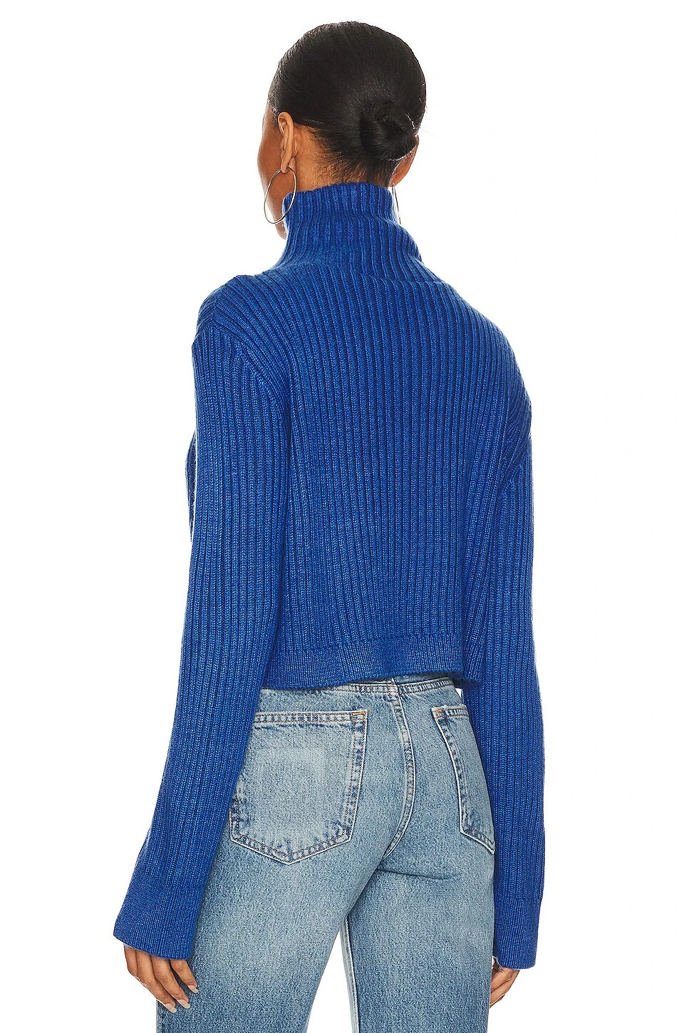 Lovelle Zip Up Sweater Blue - Image 3