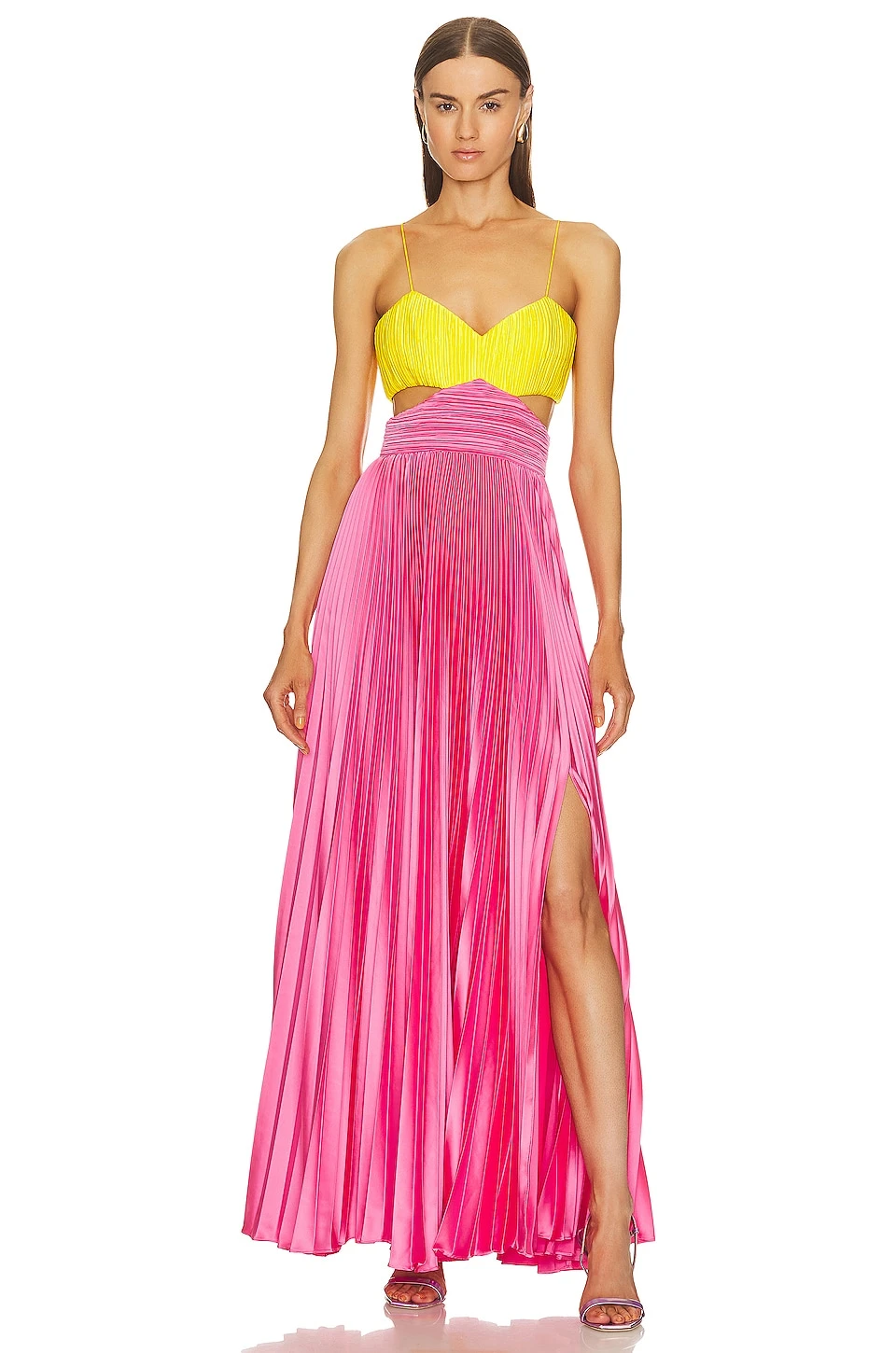 VESTIDO LARGO ELODIE Navy & Black - Image 4