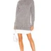Veronica Beard Soval Mixed Media Dress Grey Melange