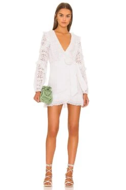 Veronica Beard Julia Dress White