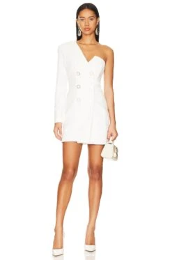 Veronica Beard Middleton Dress Off-white