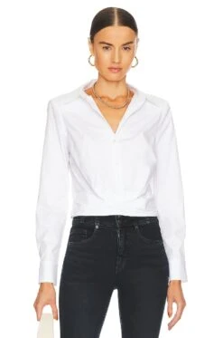 Veronica Beard Veroy Top White