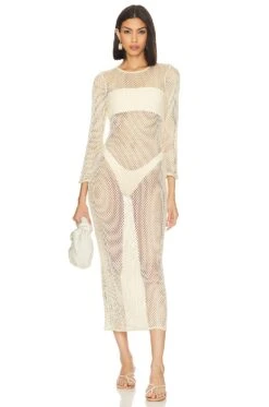 Avery Maxi Dress Off White