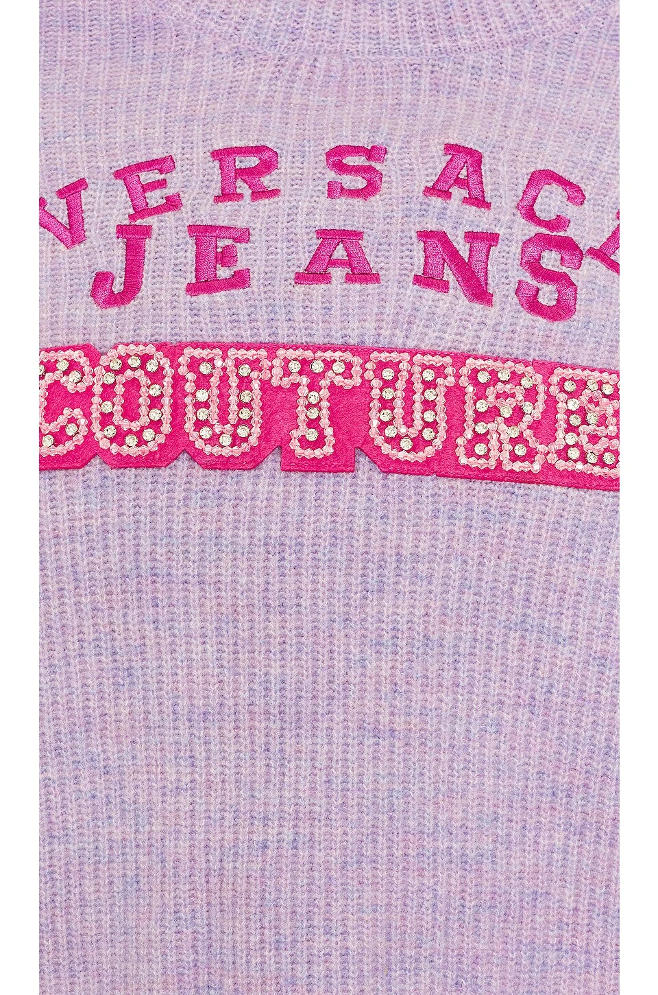 Versace Jeans Couture Logo Sweater Lilac - Image 5