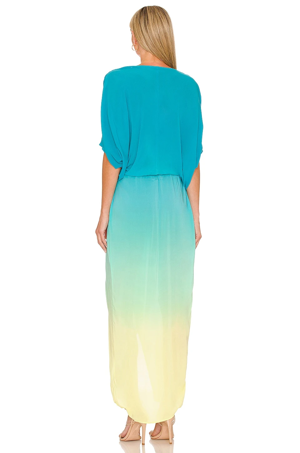 Luelle Midi Dress Green Grape Ombre - Image 3