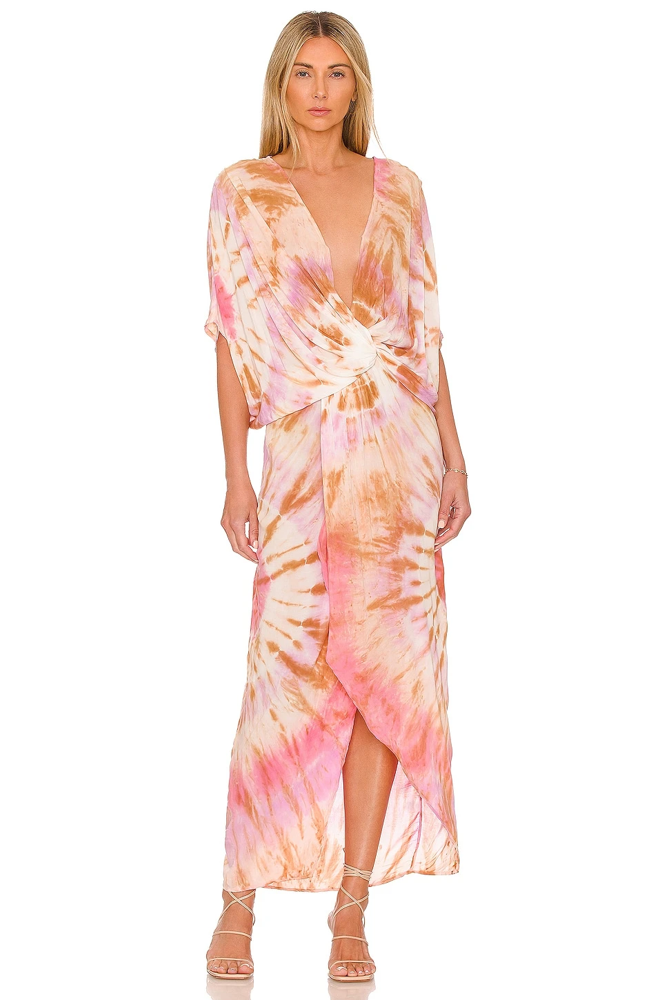 Luelle Midi Dress Green Grape Ombre - Image 4