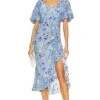 Lenora Midi Dress Meadow Mist Blue