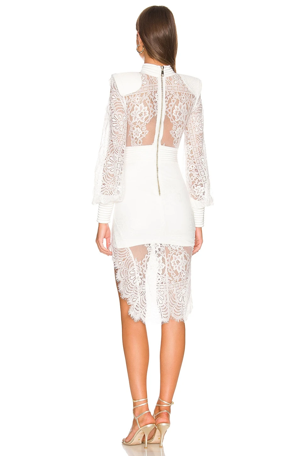 Praiano Midi Dress White - Image 3