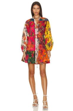Zimmermann Ginger Mini Dress Spliced